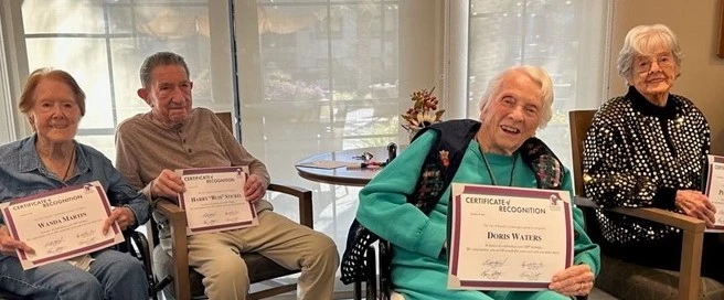 Rancho Cucamonga Senior Community Honors Four Centenarians